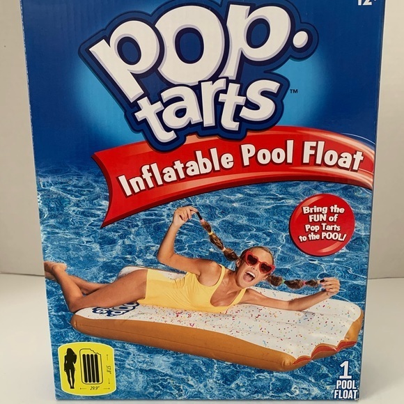 Pop Tarts Inflatable Pool Float Floatie Strawberry - Picture 2 of 4